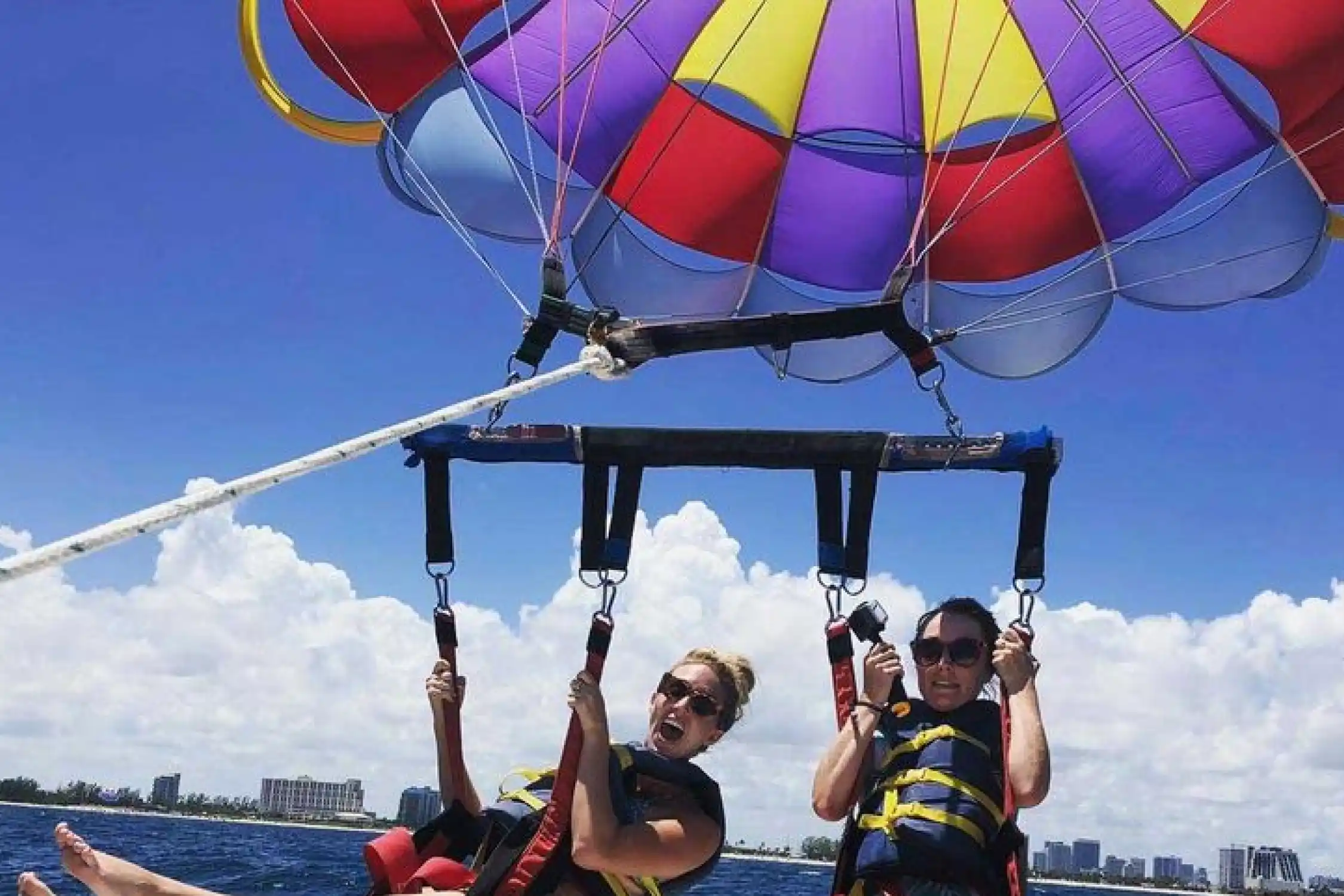 Parasailing in Chivala Beach