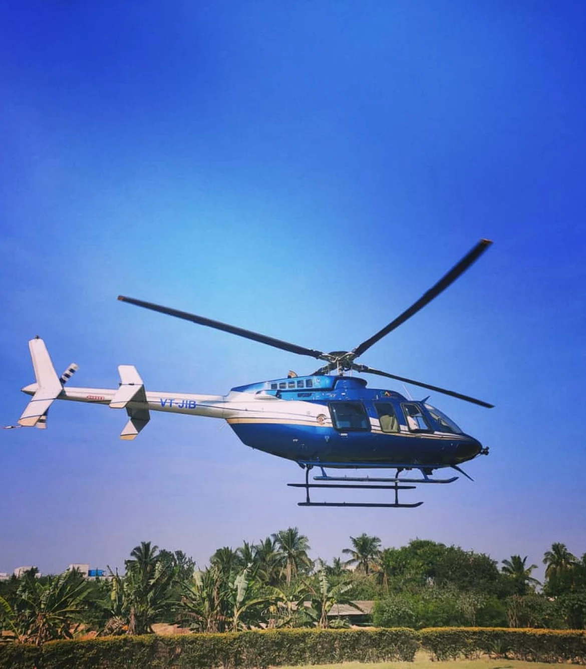 Helicopter Ride in Hampi