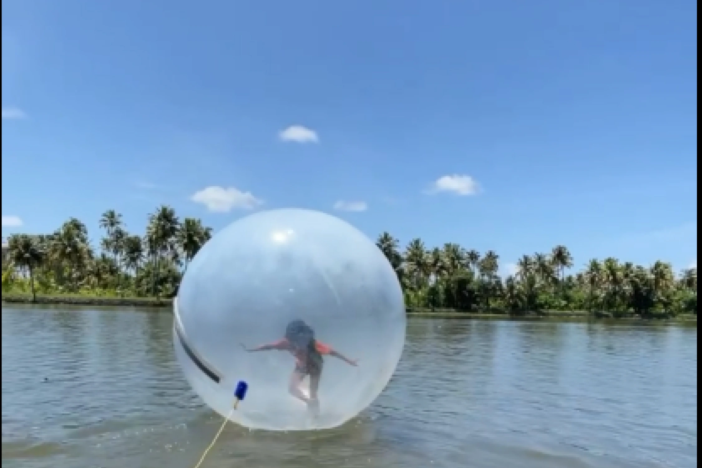 Water Zorbing in Kumarakom