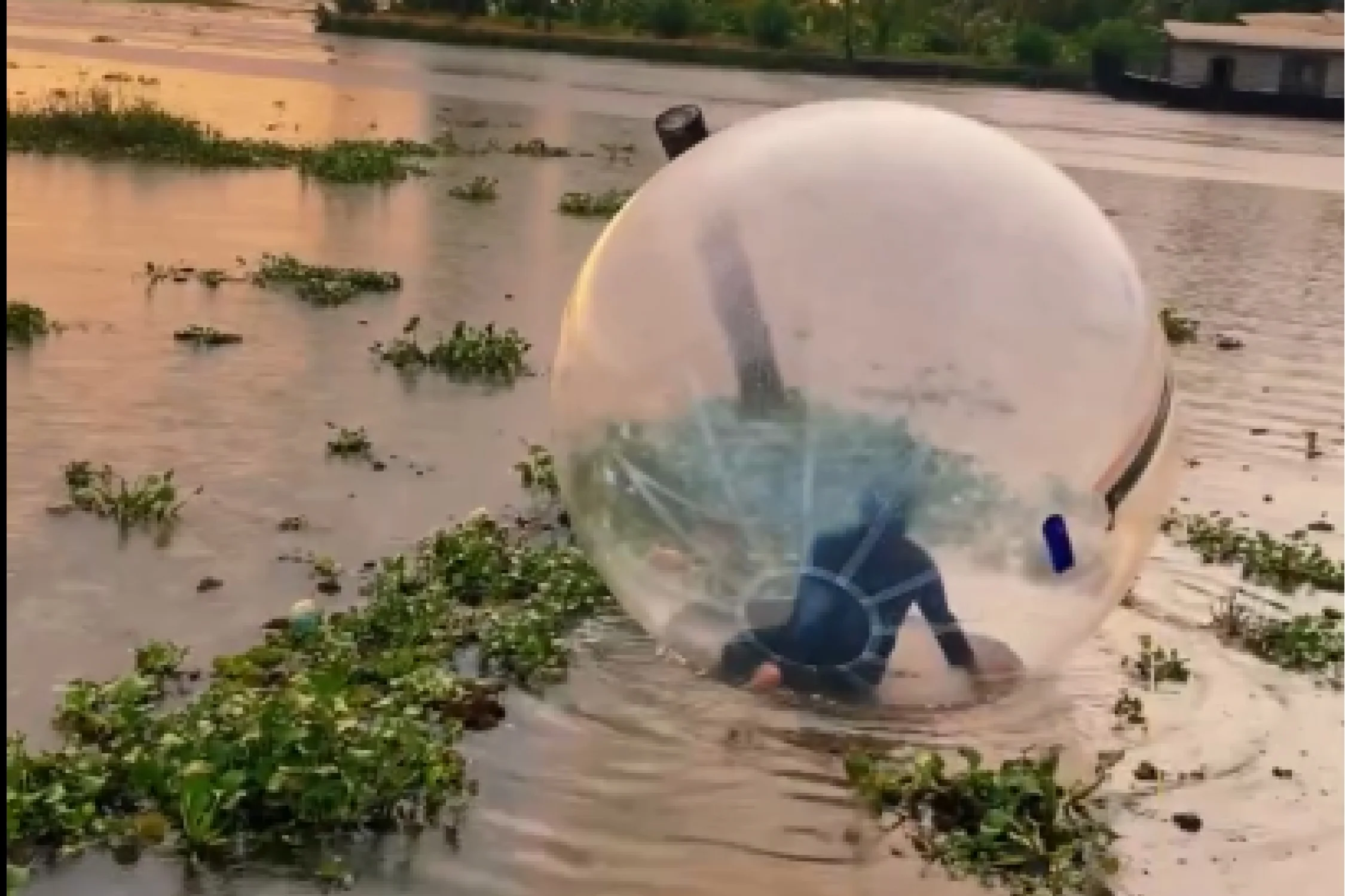 Water Zorbing in Kumarakom