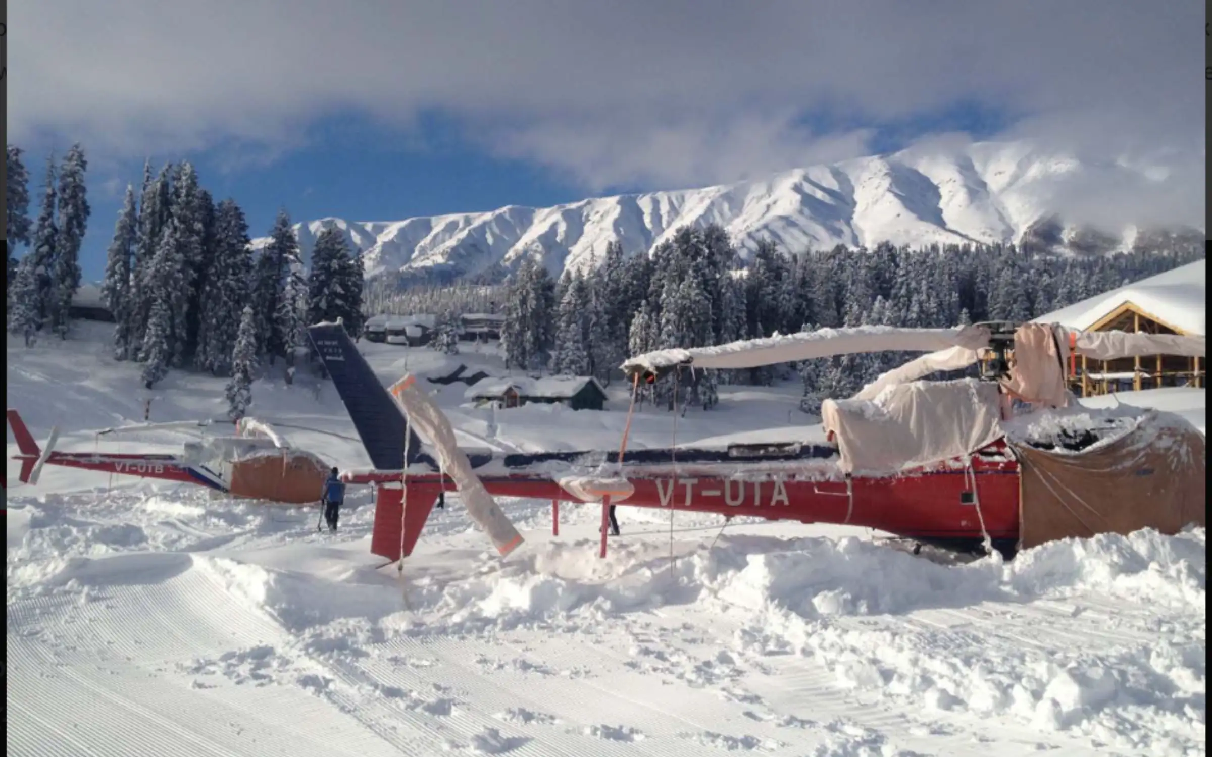 Helicopter Ride in Gulmarg
