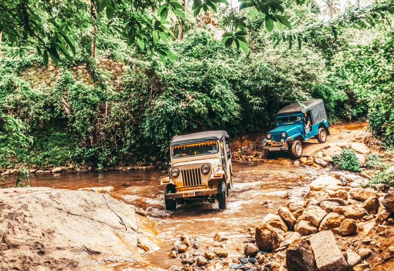 Jeep Drive to Mallalli Water Falls