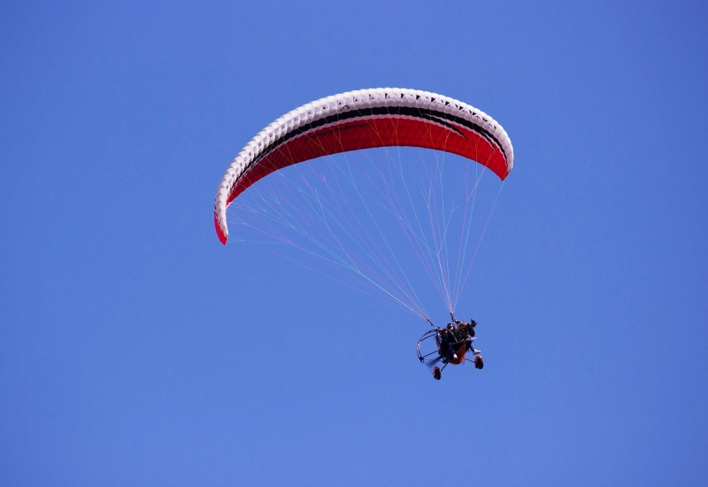 Powered Paragliding in Rann of Kutch, Gujarat