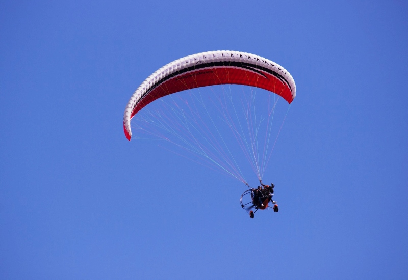 Paramotoring in Mandav