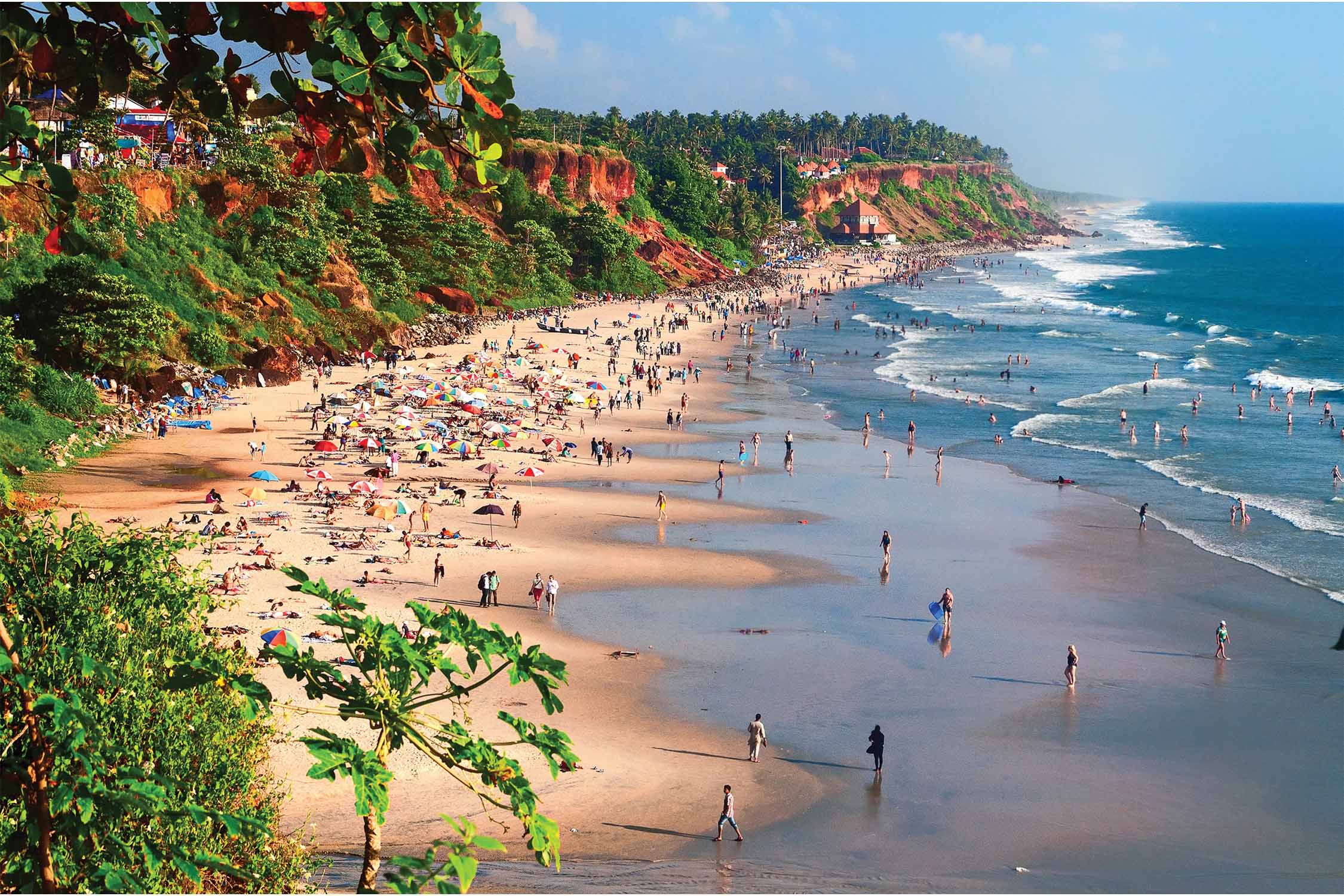 Sea Swimming in Varkala