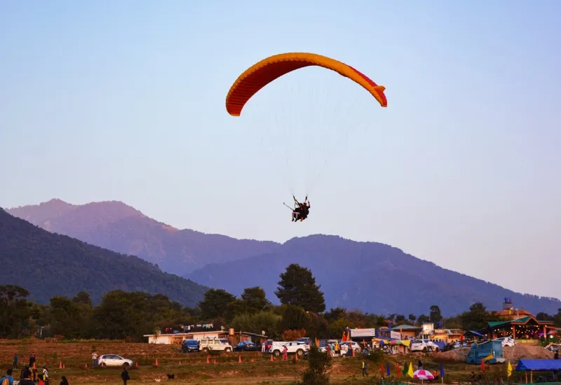 Paragliding in Agra