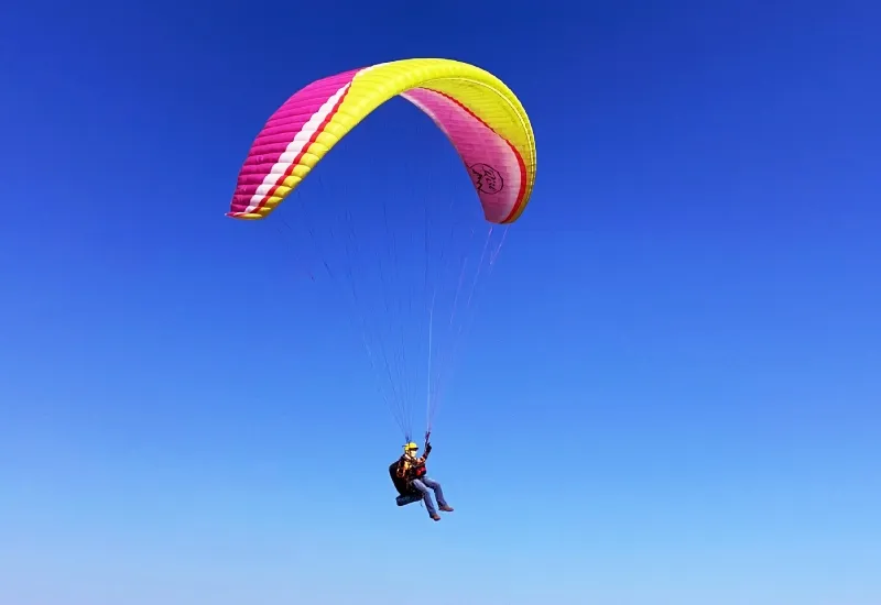 Powered Paragliding near Mumbai (Nagaon Beach)