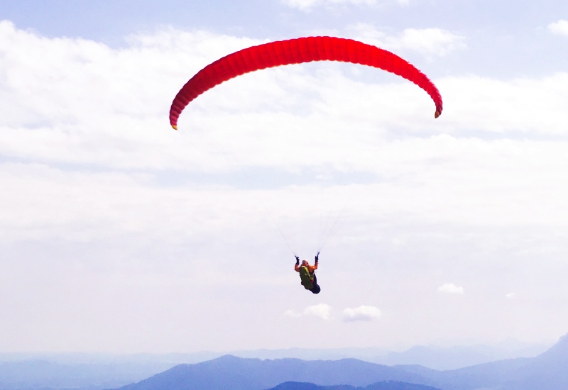 Paragliding in Coorg
