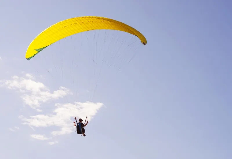 Paragliding in Pelling, Sikkim