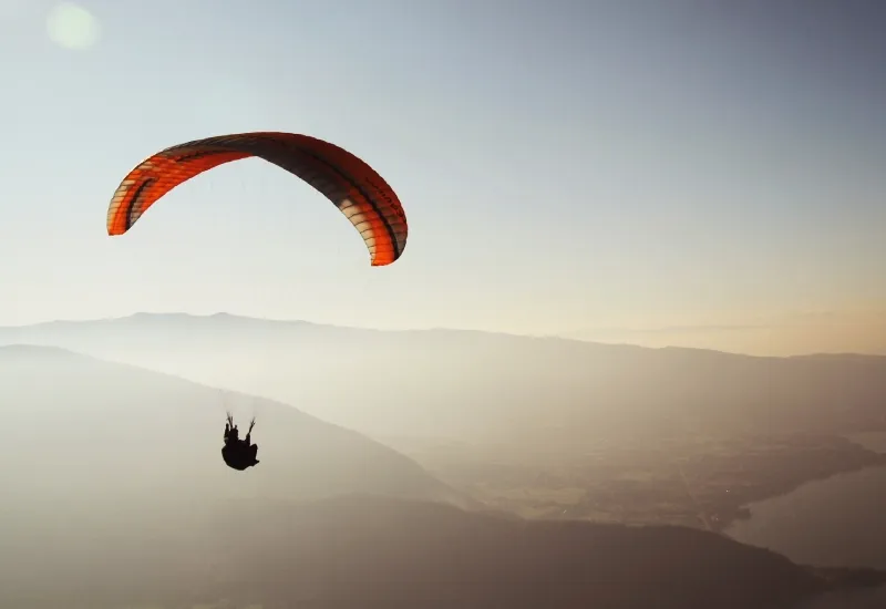 Paragliding in Agra