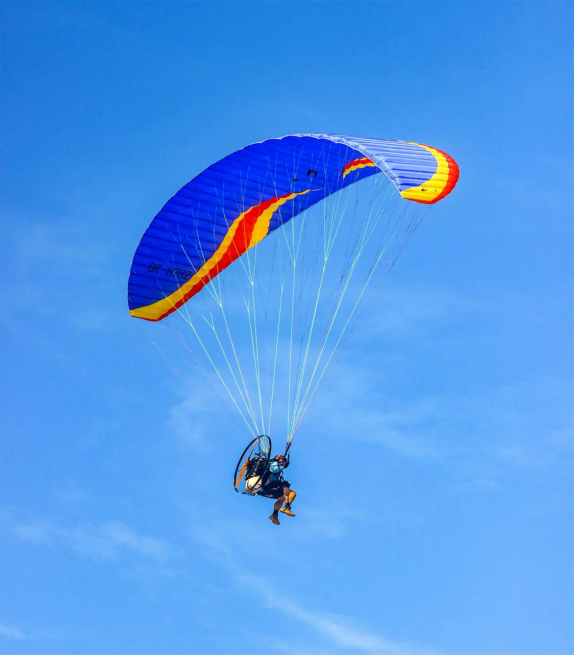 Paramotoring in Brijghat