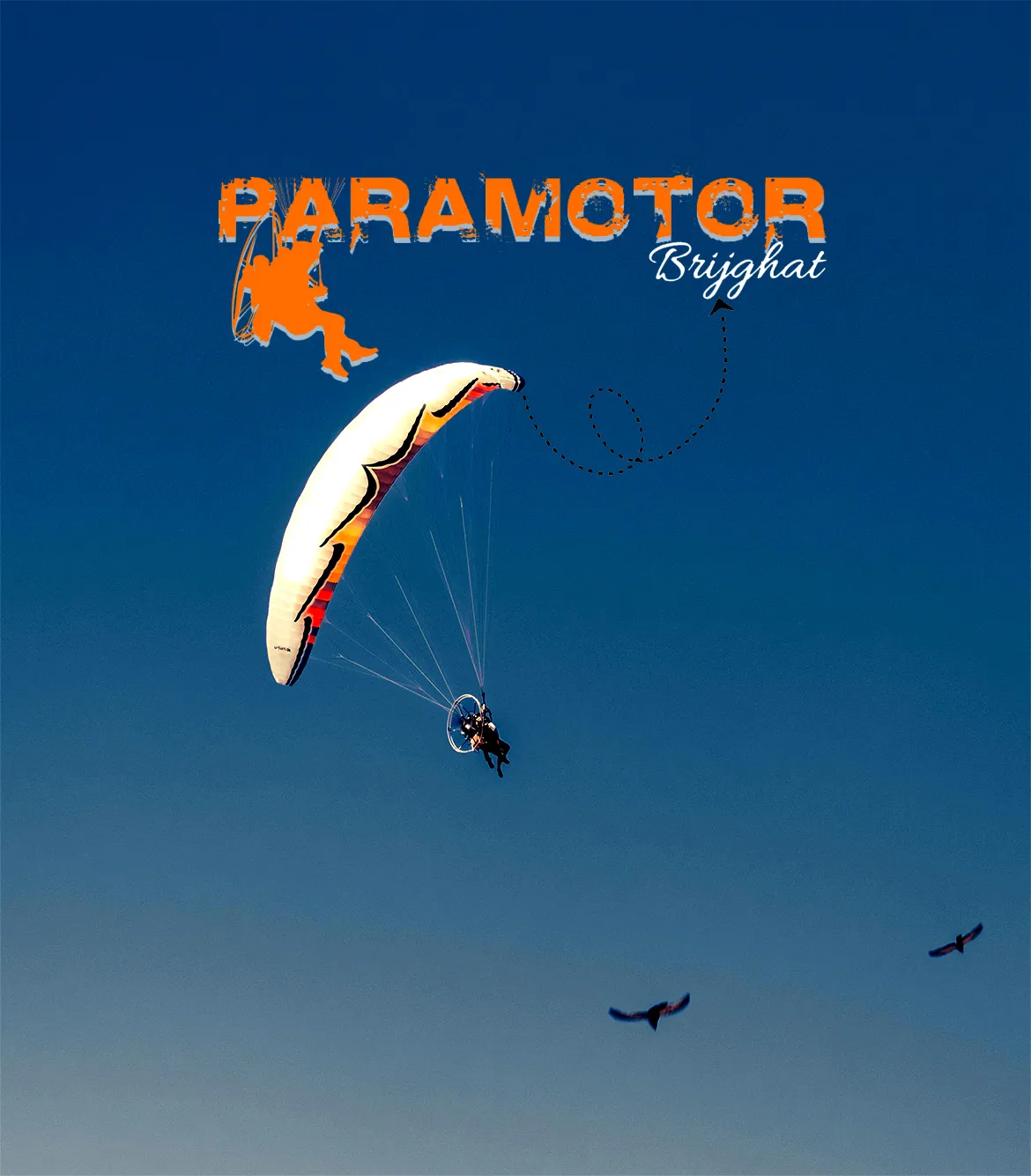 Paramotoring in Brijghat