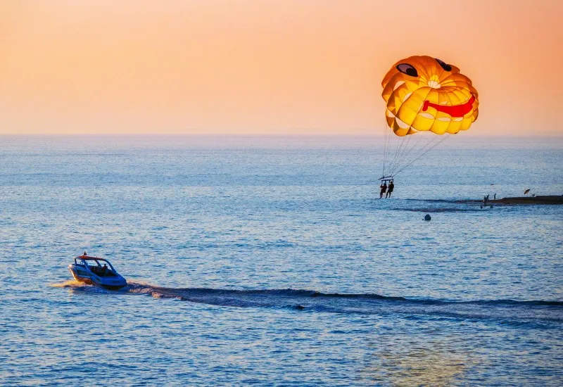 Parasailing in Puri