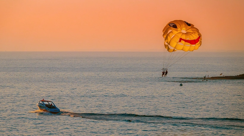 Parasailing in Puri