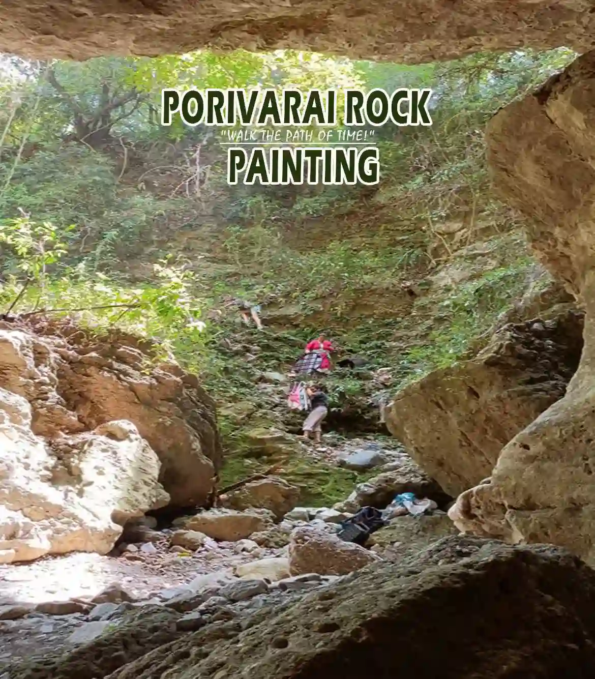 Trek from Karikaiyur to Porivarai Rock Painting