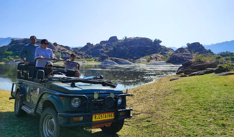 Jeep Safari At Ranakpur In Rajasthan