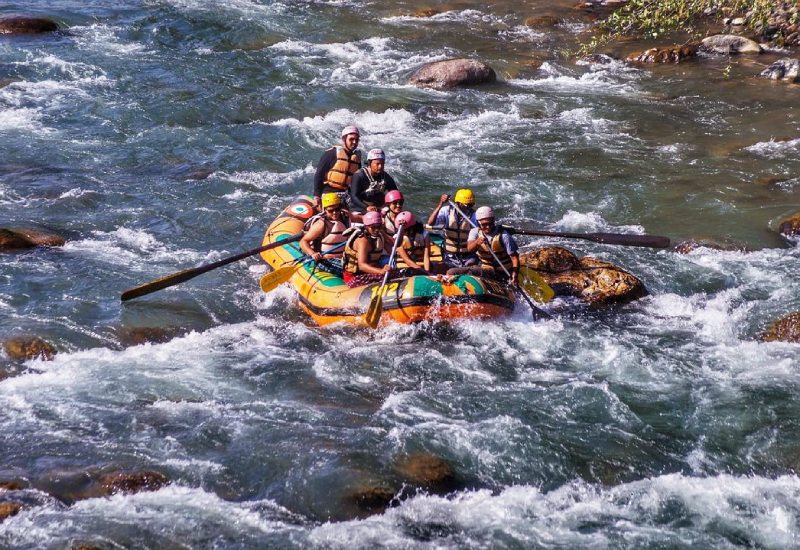 Rafting At Pirdi In Kullu