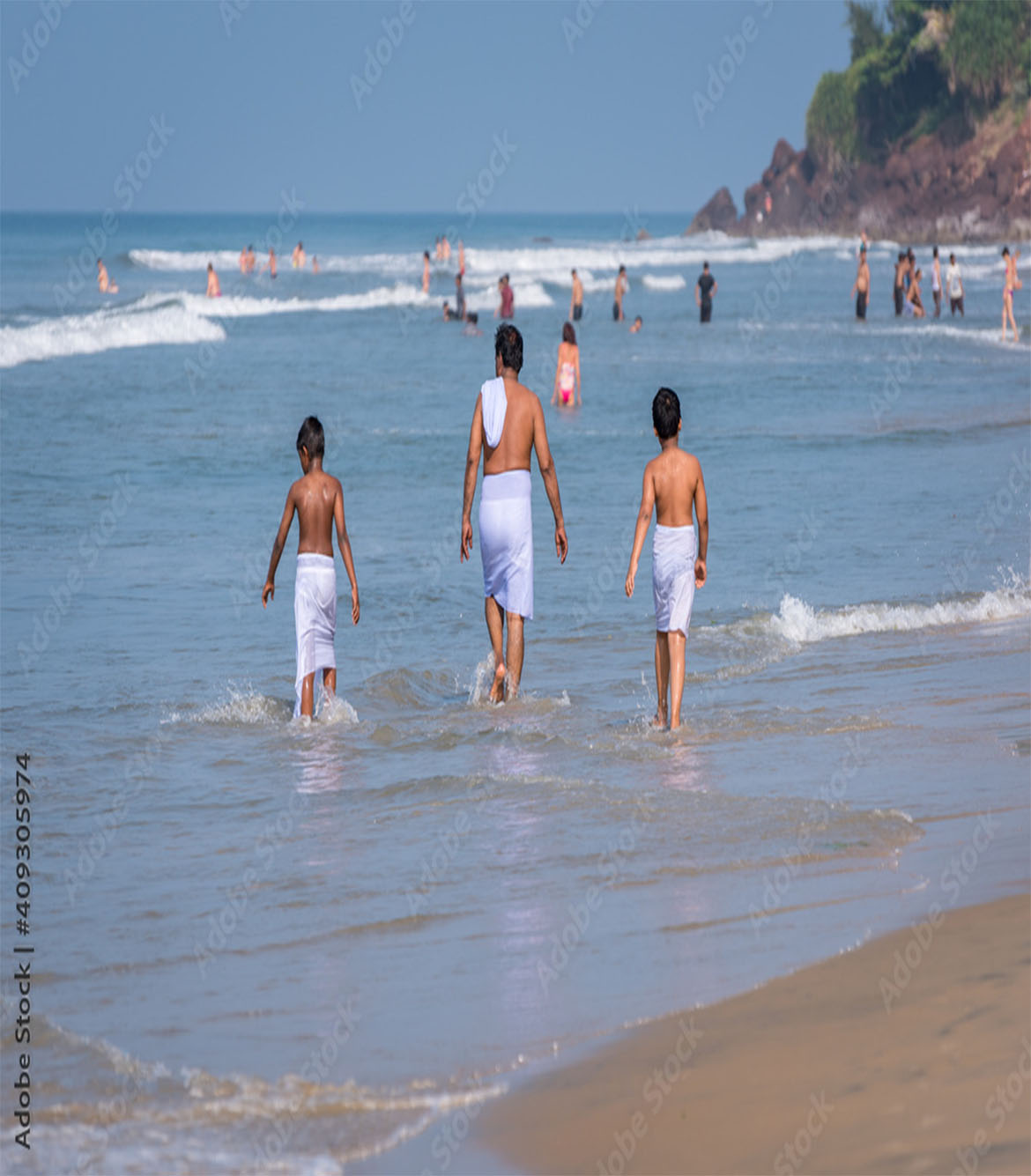 Sea Swimming in Varkala