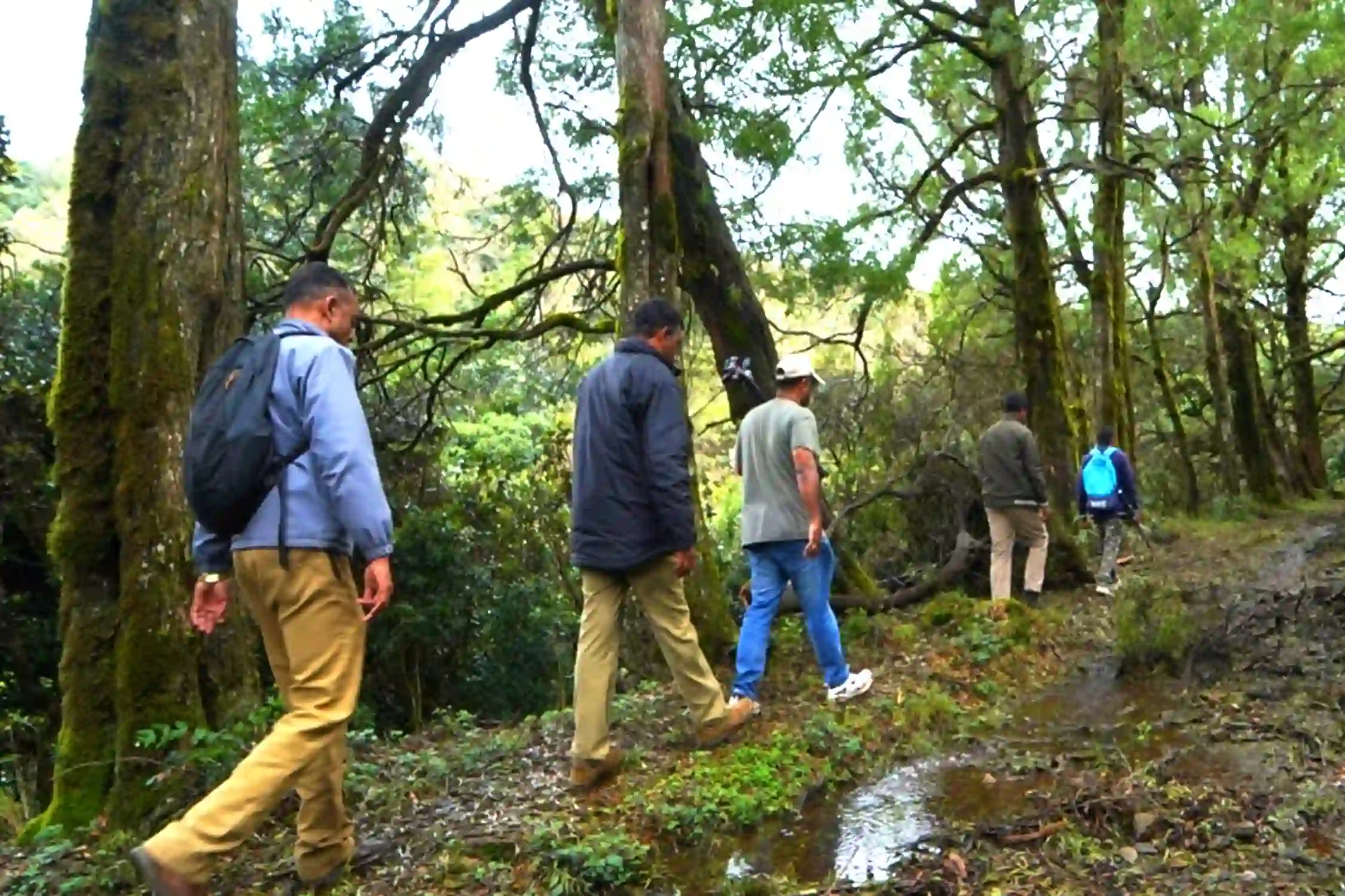 Trek to Aliyar Canal Bank