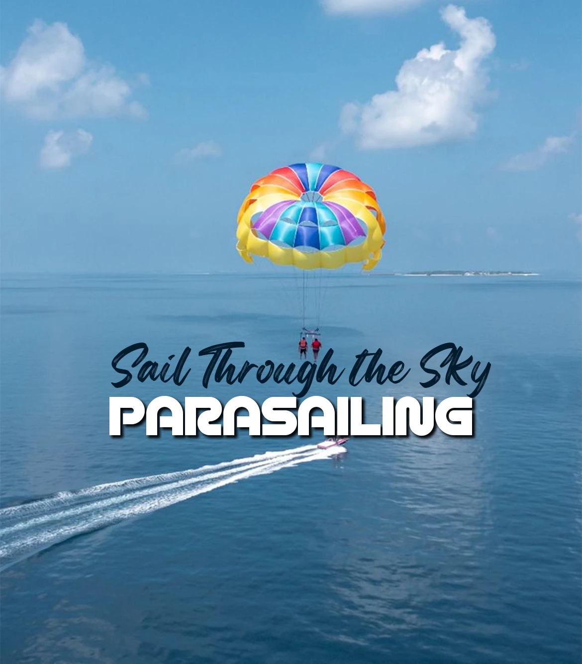 Parasailing in Tsunami Island