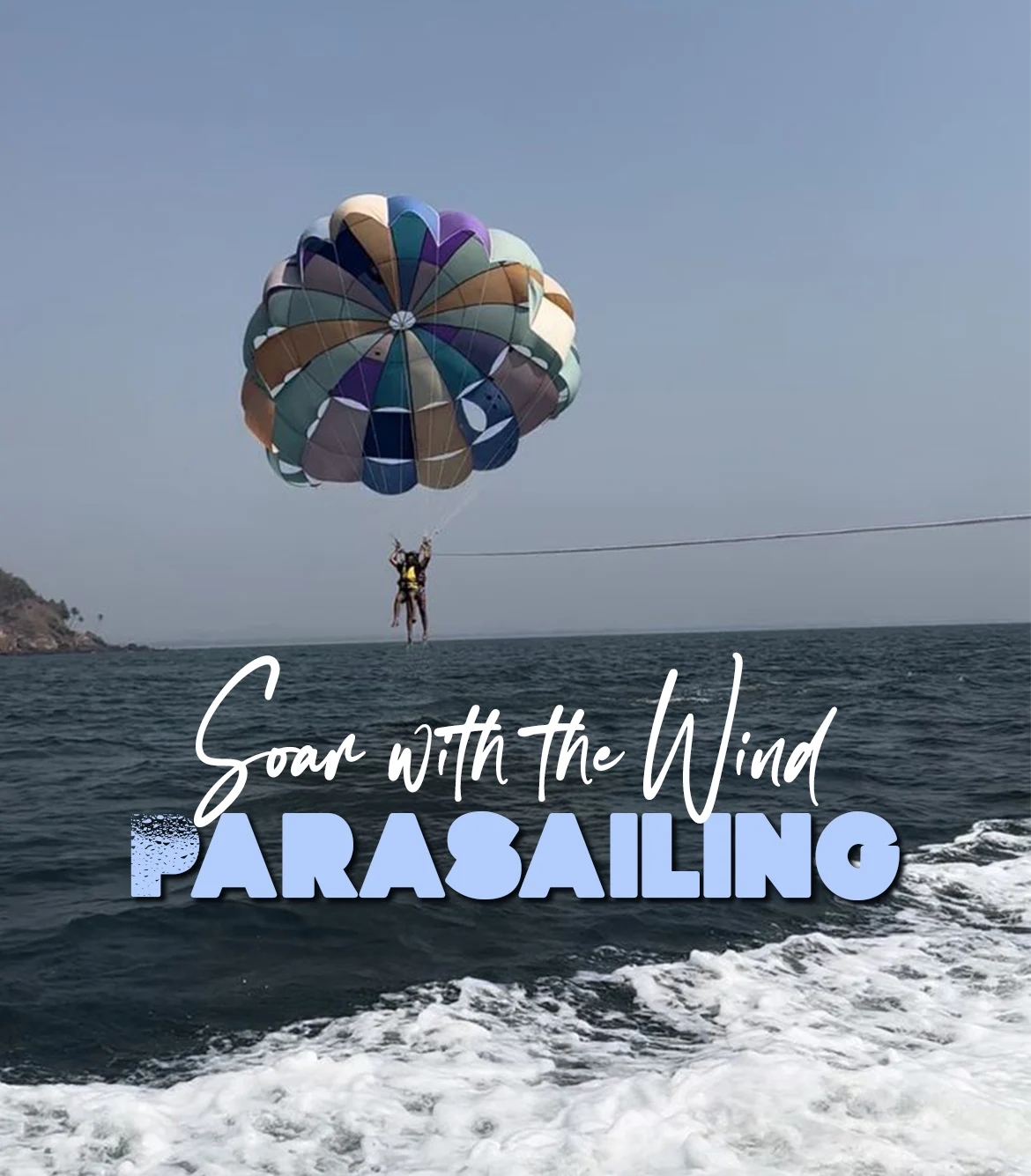 Parasailing in Chivala Beach