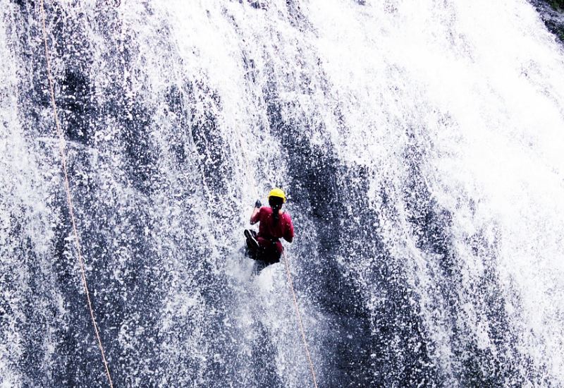 Kondana Waterfall Rappelling