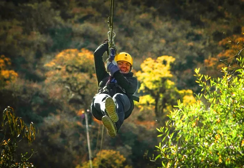 Ziplining in Ranakpur, Rajasthan