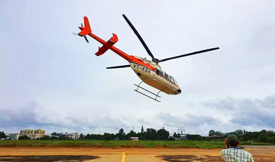 Helicopter Ride in Bangalore
