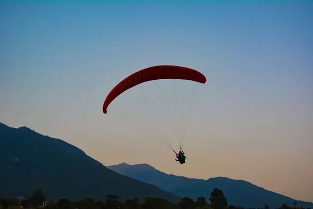 Paragliding in Pelling, Sikkim