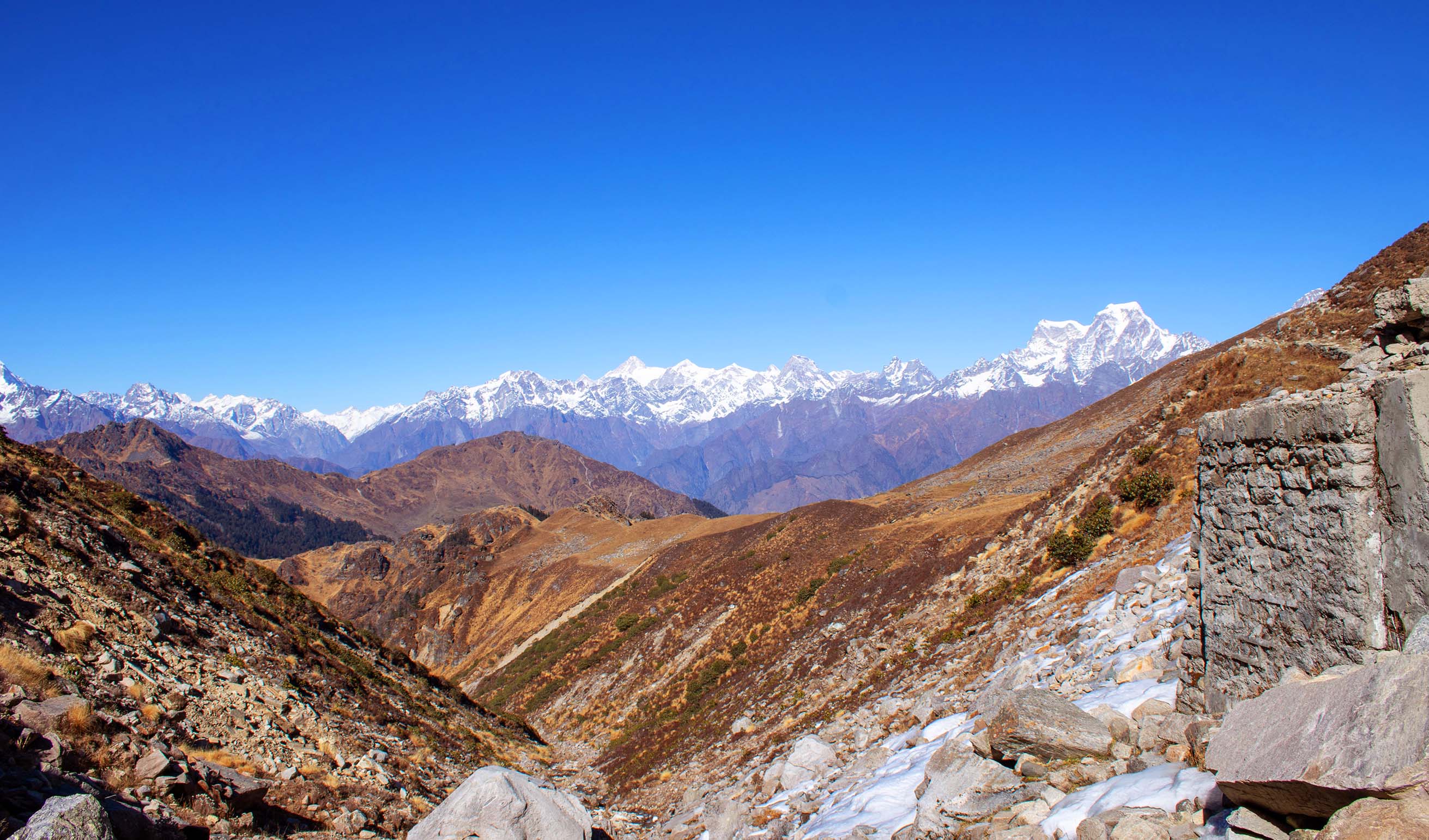 Winter Kuari Pass Trek In Uttarakhand