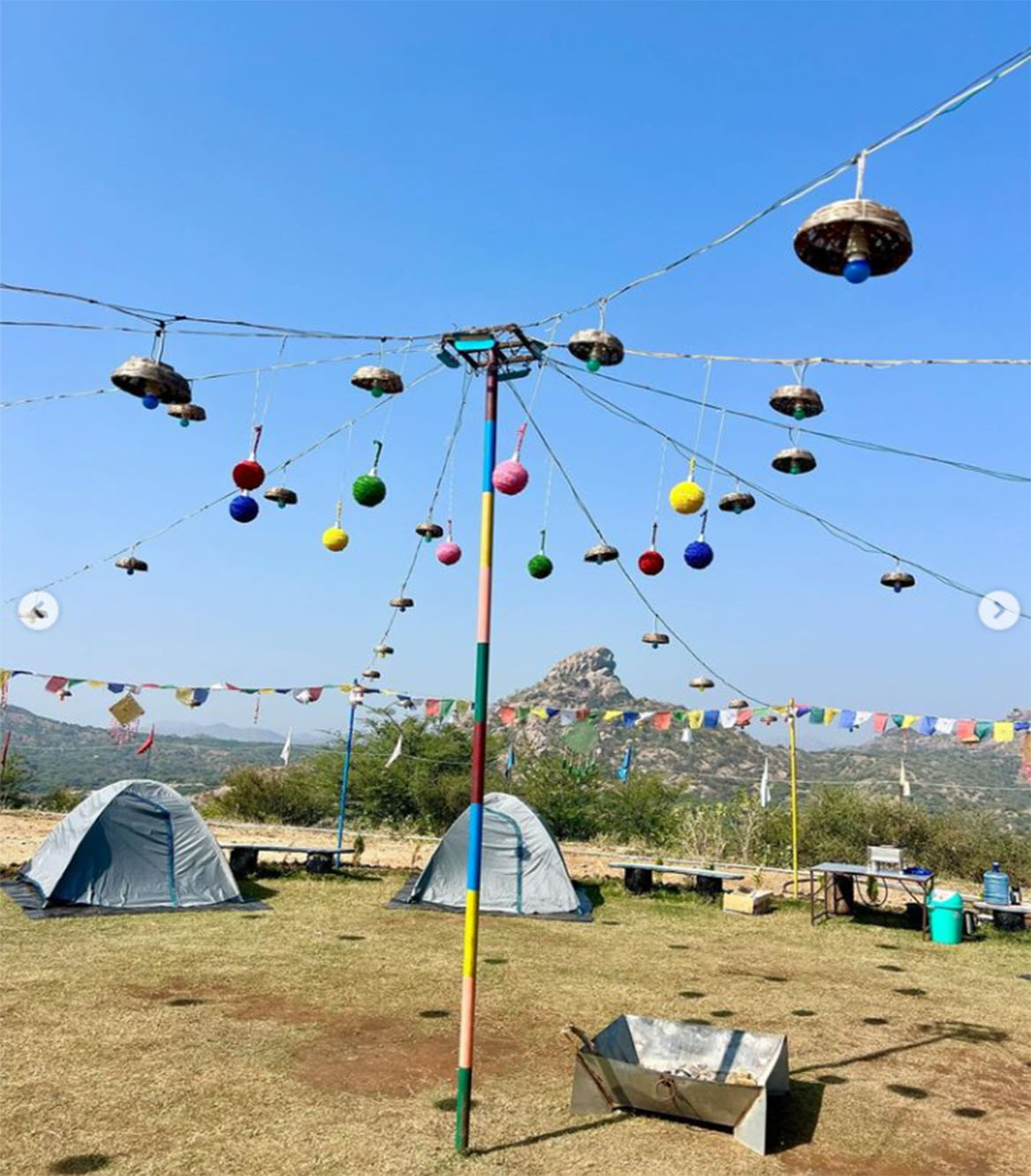 Saffron Hill Camping in Dharoi