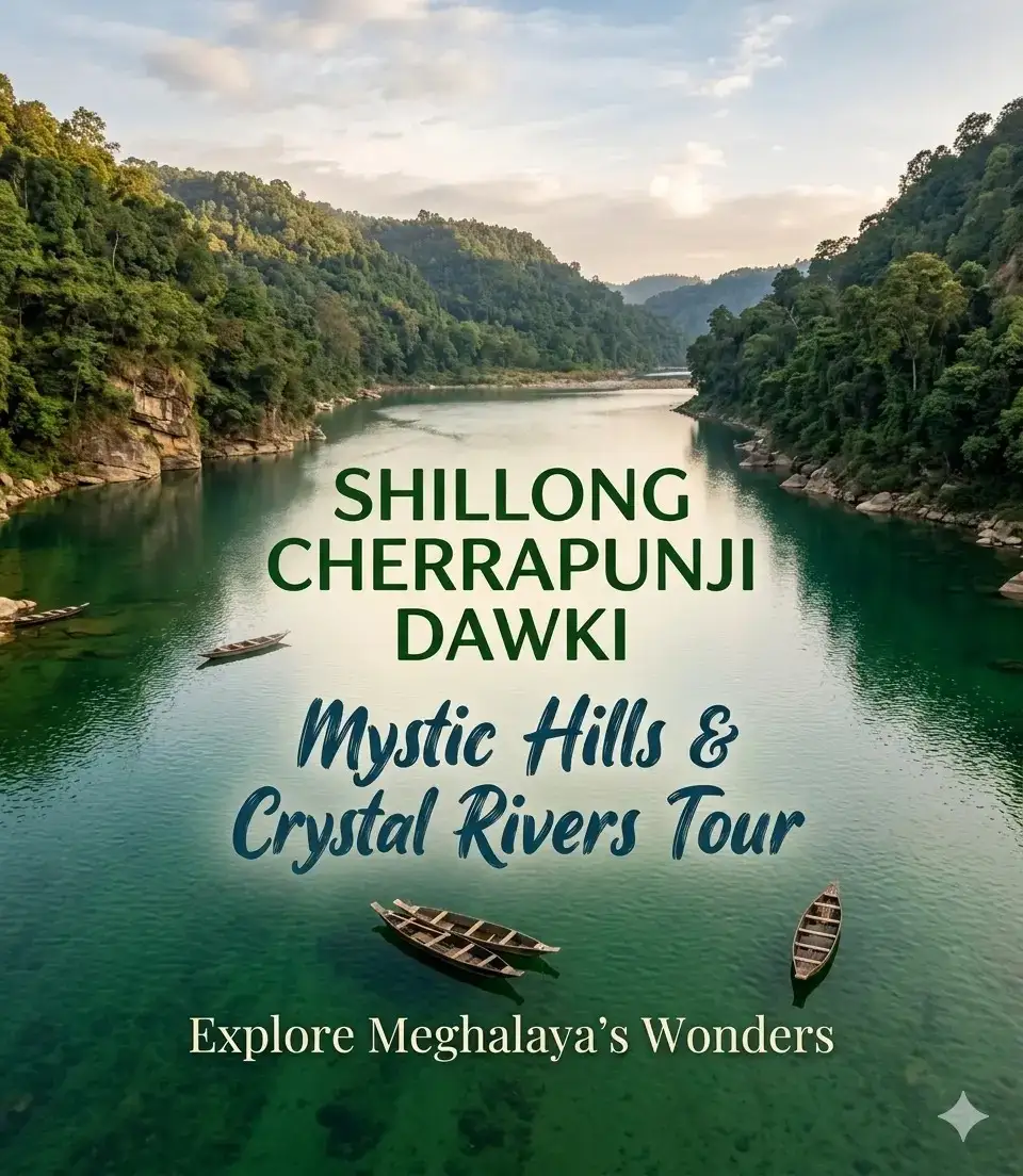 Shillong Cherrapunji Dawki Tour Package