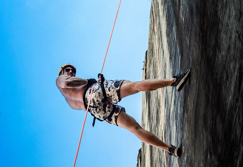 Rock Climbing and Rappelling in Vizag