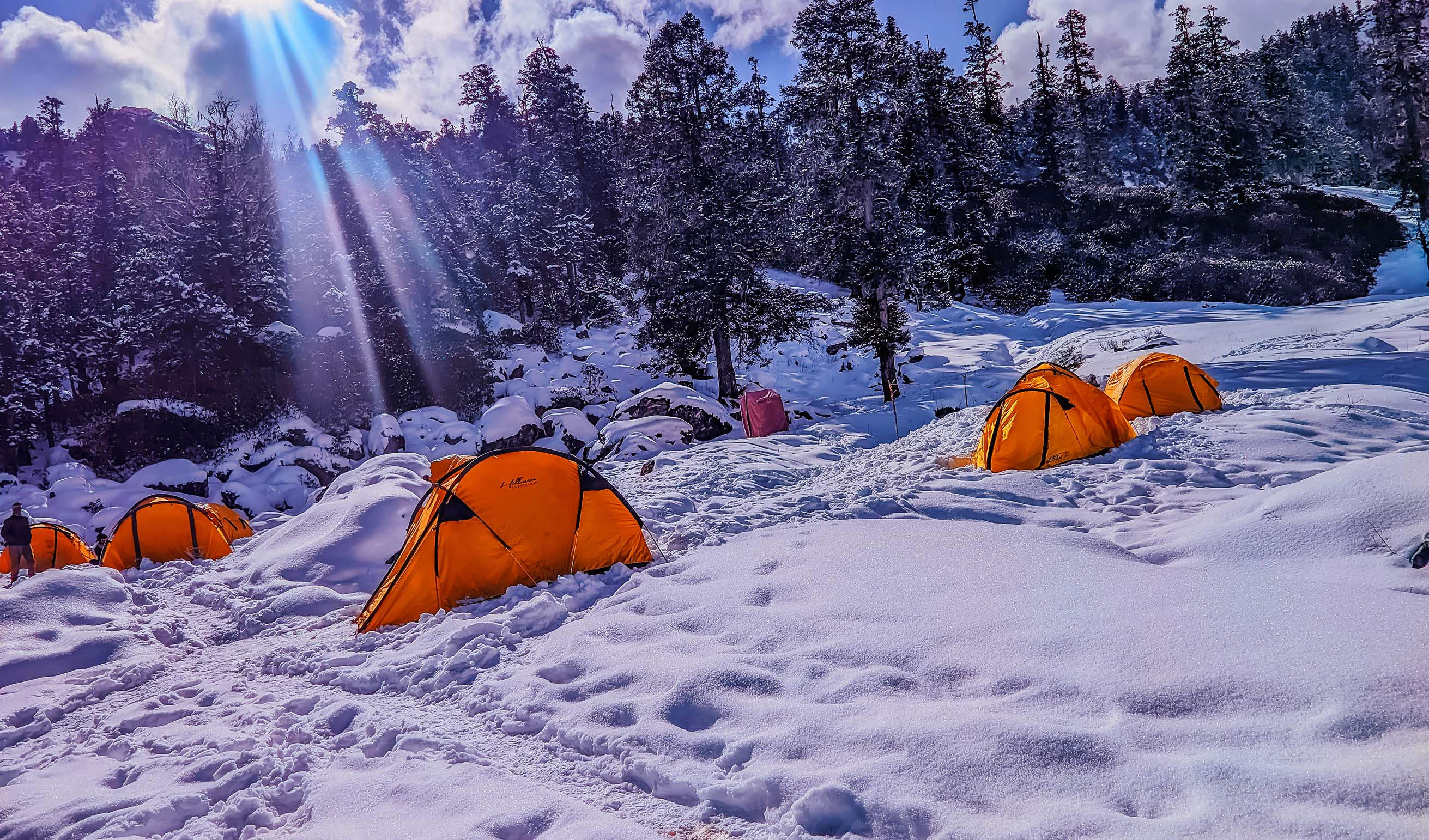 Winter Kuari Pass Trek In Uttarakhand